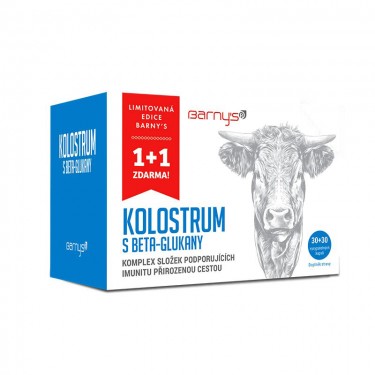Kolostrum s beta-glukany 30+30 kapslí